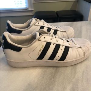 Adidas Superstar leather shoes